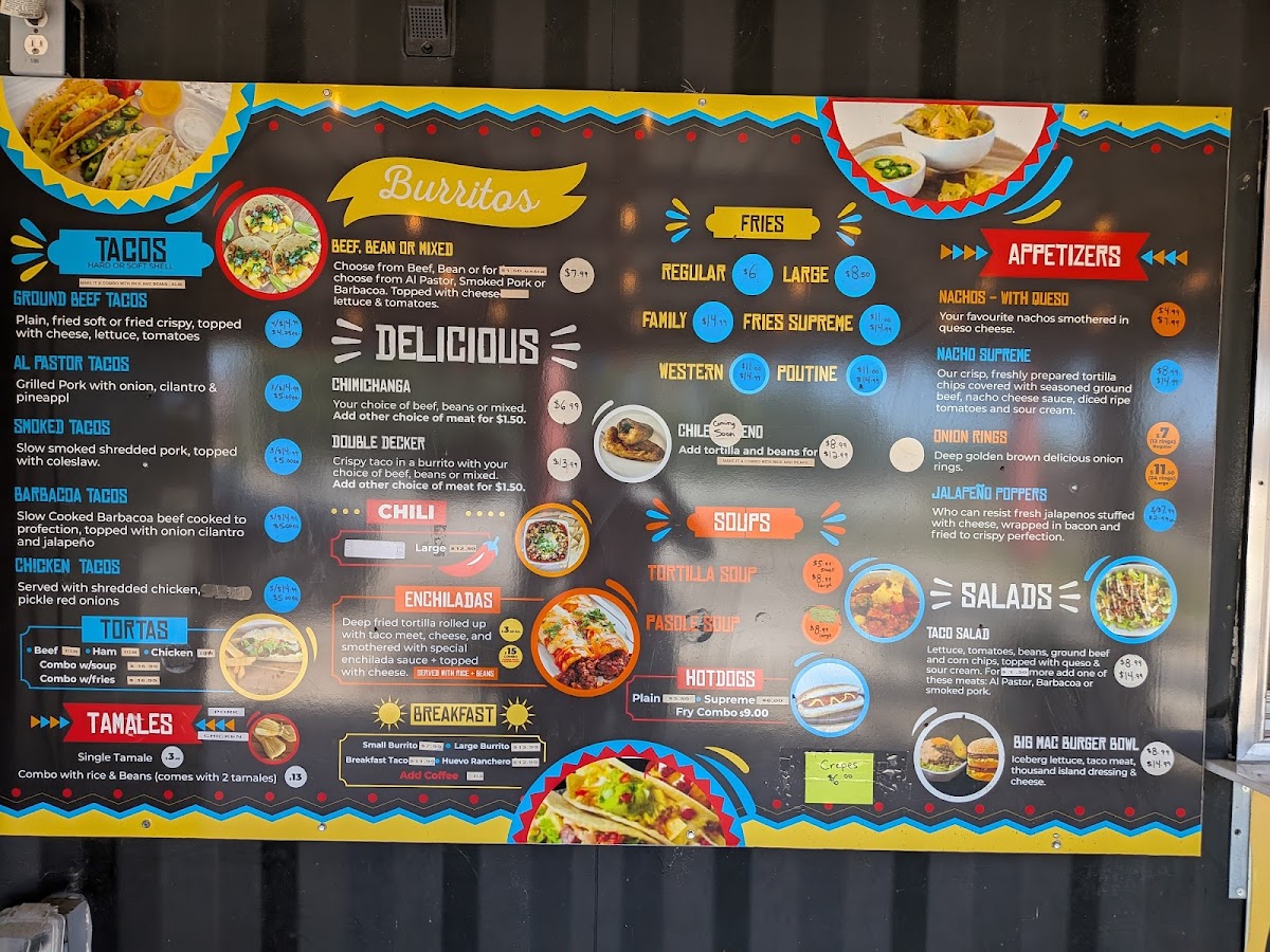 Menu Greta’S Taco Wagon-5