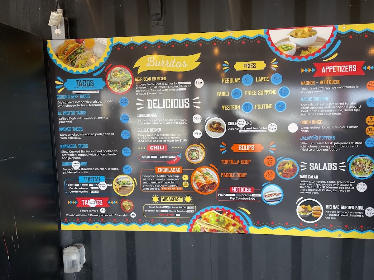 Menu Greta’S Taco Wagon-8